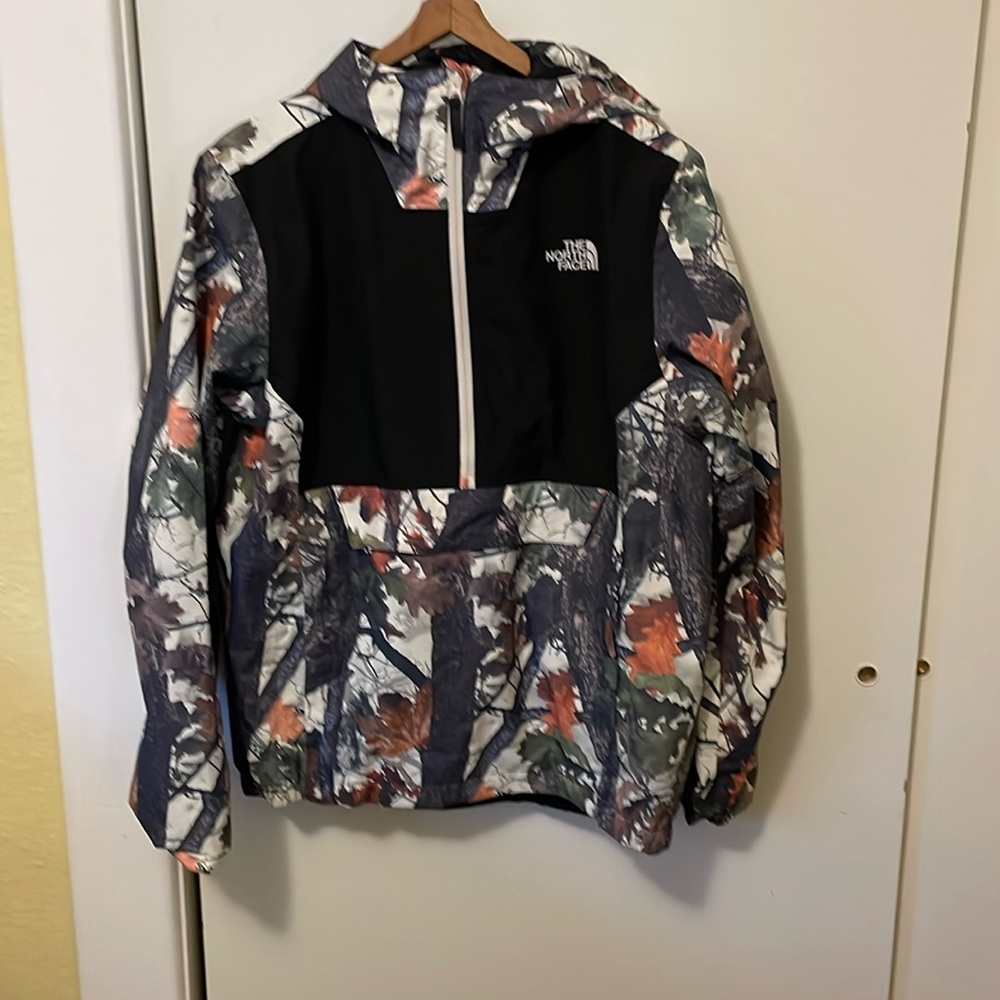 NWOT The North Face Waterproof Fanorak Strider Print -rare color-